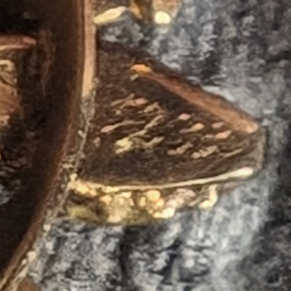 Antique Edwardian 14K Gold Enamel Diamond Seed Pearl Flower Pendant Brooch 1" - Picture 10 of 11